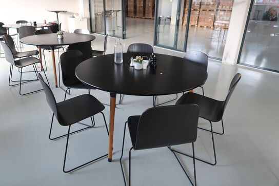 Mødebord med 6 stk. mødestole