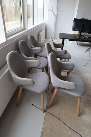 6 stk. mødestole &TRADITION Catch JH1