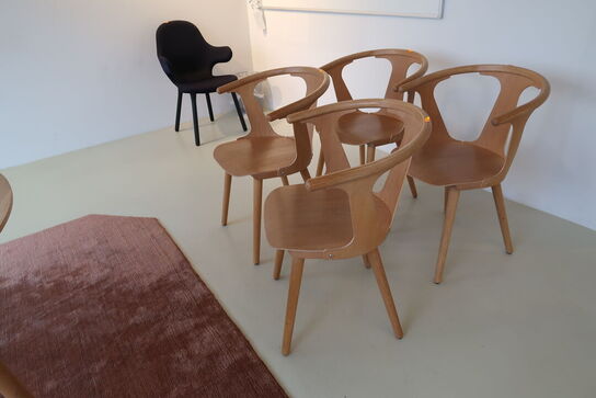 4 stk. mødestole &TRADITION In Between SK1 af Sami Kallio