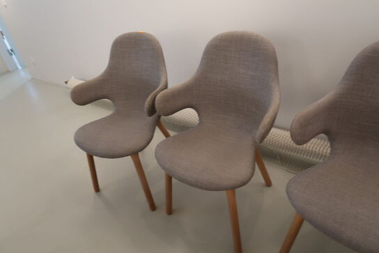 8 stk. mødestole &TRADITION Catch JH1