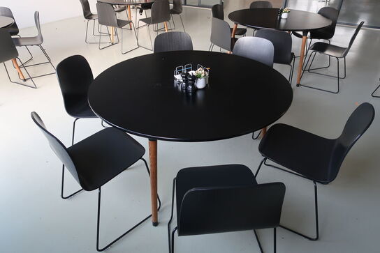 Mødebord med 6 stk. mødestole