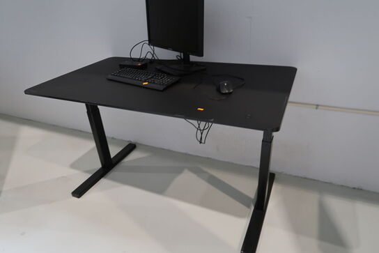 El. hæve/sænke skrivebord PAUSTIAN uden indhold