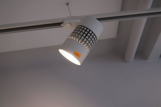 2 stk. skinner med 6 stk. LED-spots SUNFLUX 35W Track Light