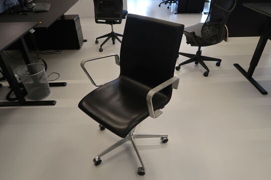 Kontorstol OXFORD lav ryg af Arne Jacobsen