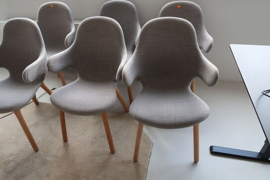 6 stk. mødestole &TRADITION Catch JH1