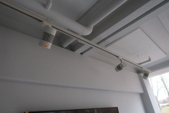 2 stk. skinner med 6 stk. LED-spots SUNFLUX 35W Track Light