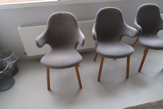 4 stk. mødestole &TRADITION Catch JH1