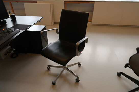 Kontorstol OXFORD lav ryg af Arne Jacobsen