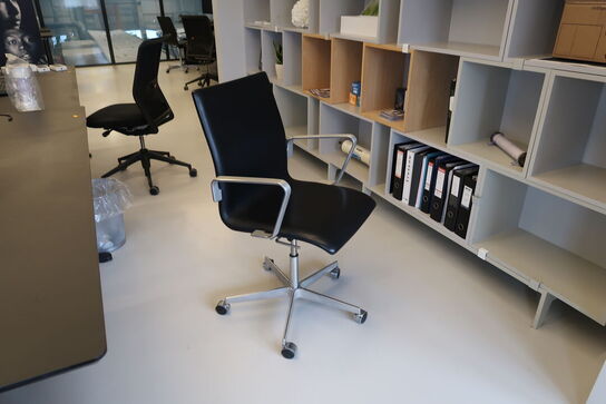 Kontorstol OXFORD lav ryg af Arne Jacobsen