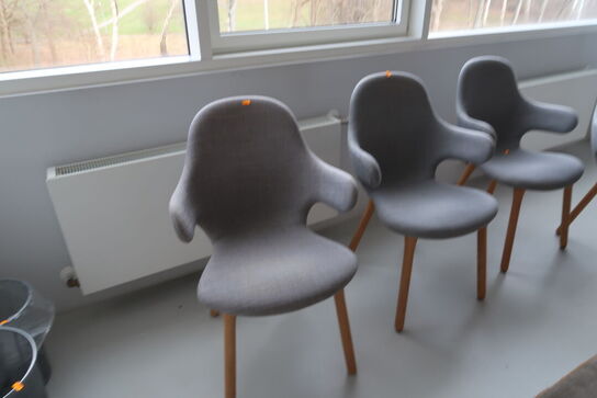 4 stk. mødestole &TRADITION Catch JH1