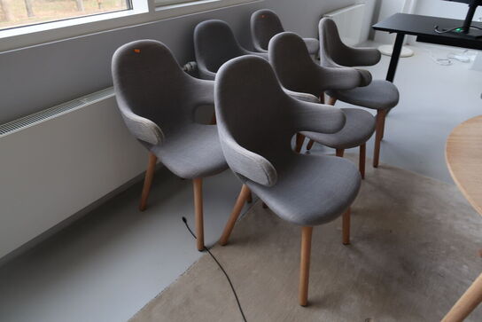 6 stk. mødestole &TRADITION Catch JH1