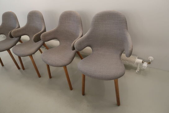 8 stk. mødestole &TRADITION Catch JH1