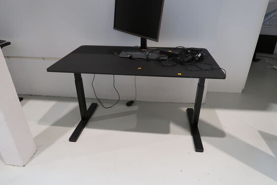 El. hæve/sænke skrivebord uden indhold