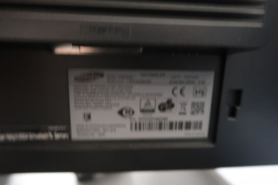 2 stk. computerskærme SAMSUNG S24E450, dockingstation LENOVO Thinkpad