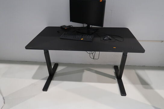 El. hæve/sænke skrivebord uden indhold