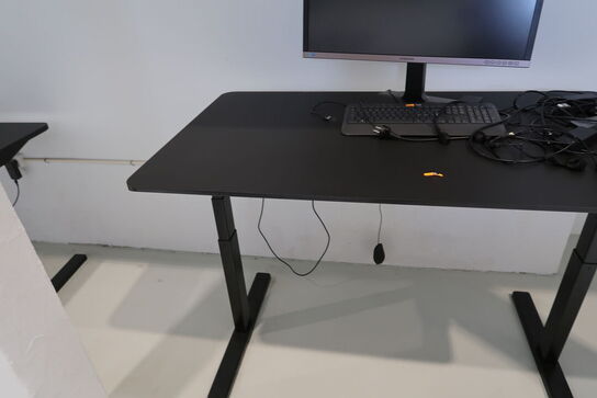 El. hæve/sænke skrivebord PAUSTIAN uden indhold