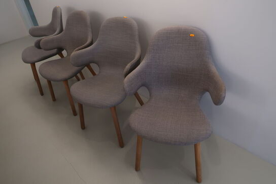 8 stk. mødestole &TRADITION Catch JH1