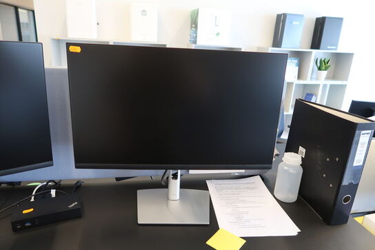 2 stk. computerskærme DELL P2422HE, dockingstation LENOVO ThinkPad, tastatur, mus