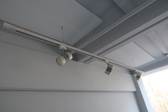 2 stk. skinner med 6 stk. LED-spots SUNFLUX 35W Track Light