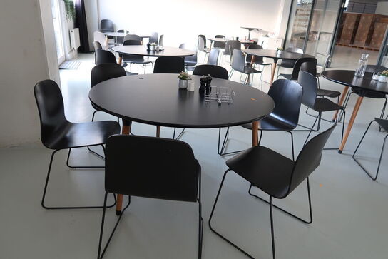 Mødebord med 6 stk. mødestole