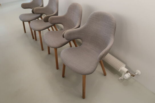 8 stk. mødestole &TRADITION Catch JH1