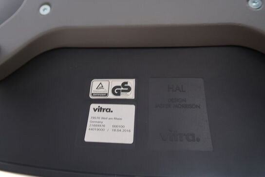 9 stk. mødestole VITRA HAL af Jasper Morrison