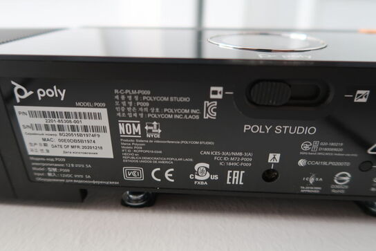 Konferencekamera POLYCOM med højtalere P009