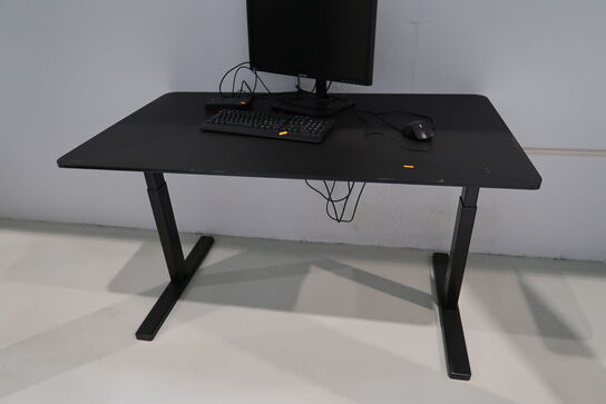 El. hæve/sænke skrivebord PAUSTIAN uden indhold