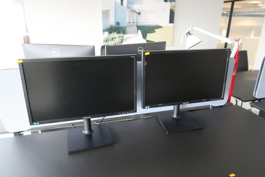 2 stk. computerskærme SAMSUNG S24E450B