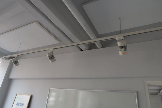 2 stk. skinner med 6 stk. LED-spots SUNFLUX 35W Track Light