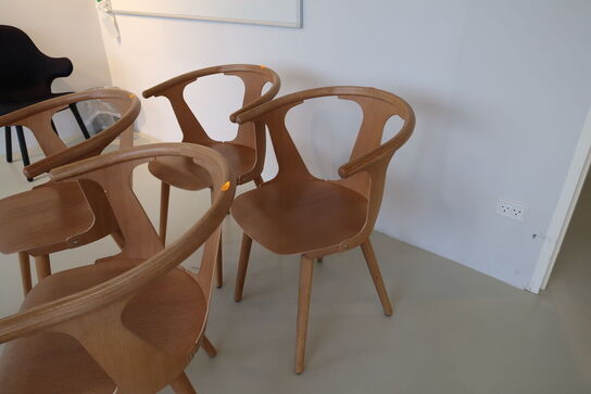 4 stk. mødestole &TRADITION In Between SK1 af Sami Kallio