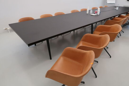 6 stk. mødestole MUUTO Fiber Chair Swivel