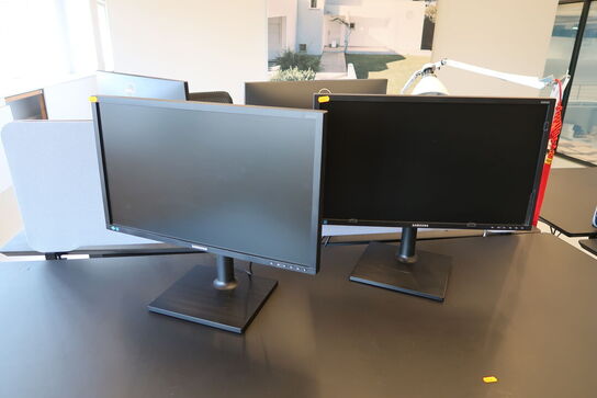 2 stk. computerskærme SAMSUNG S24E450B