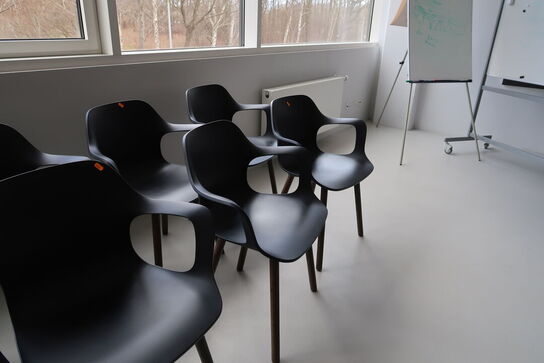 9 stk. mødestole VITRA HAL af Jasper Morrison