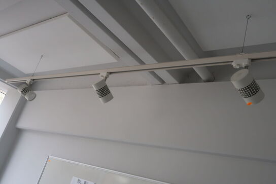 2 stk. skinner med 5 stk. LED-spots SUNFLUX 35W Track Light