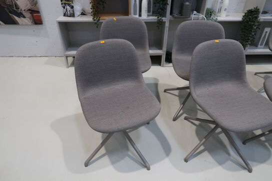 6 stk. mødestole MUUTO Fiber Swivel