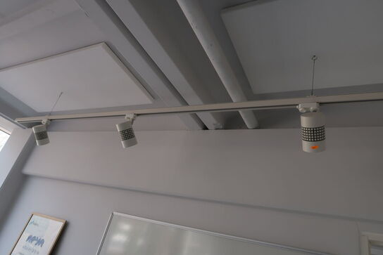 2 stk. skinner med 6 stk. LED-spots SUNFLUX 35W Track Light
