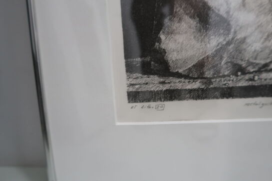 3 stk. litografier af RENE TANCULA