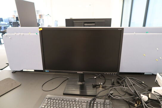 Computerskærm SAMSUNG S24E450, tastatur