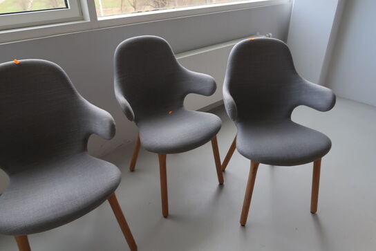 4 stk. mødestole &TRADITION Catch JH1