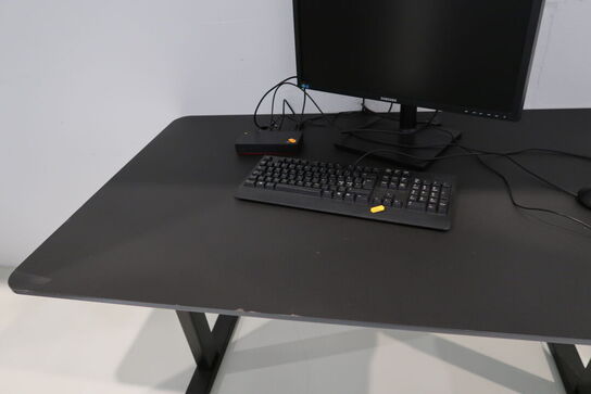 El. hæve/sænke skrivebord PAUSTIAN uden indhold