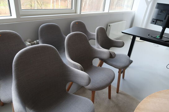 6 stk. mødestole &TRADITION Catch JH1