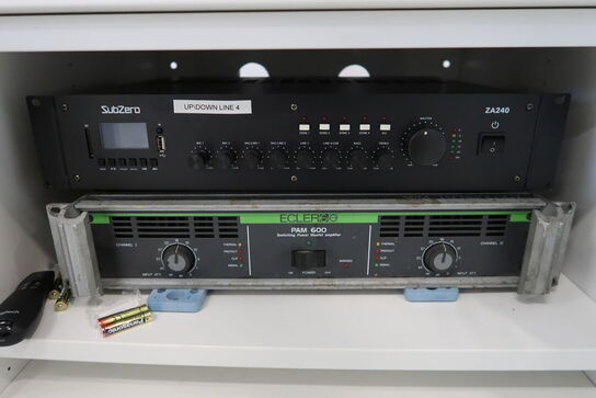 Forstærker SUBZERO ZA240, forstækrer ECLERE PAM 600