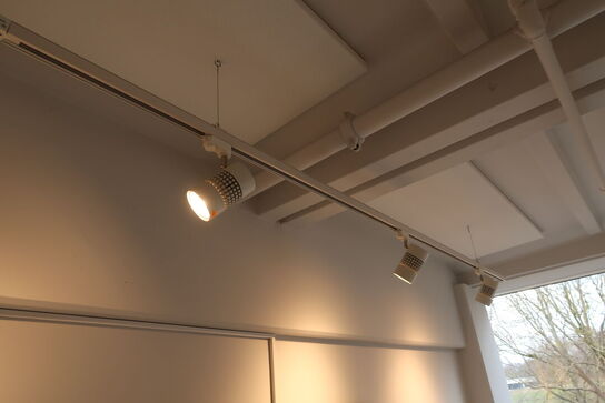 2 stk. skinner med 6 stk. LED-spots SUNFLUX 35W Track Light