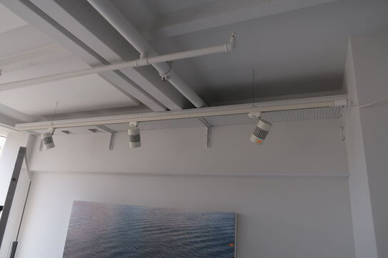 2 stk. skinner med 6 stk. LED-spots SUNFLUX 35W Track Light