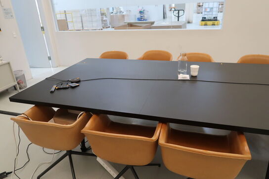 6 stk. mødestole MUUTO Fiber Chair Swivel