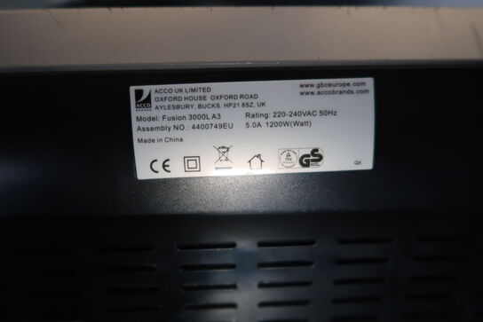 Lamineringsmaskine GBC Fusion 3000L