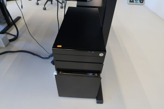 El. hæve/sænke skrivebord uden indhold med skuffemodul