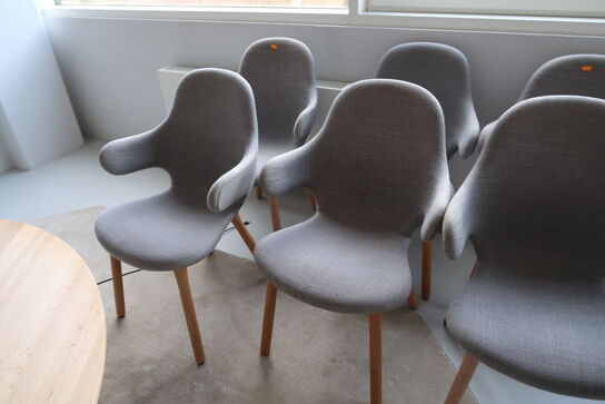 6 stk. mødestole &TRADITION Catch JH1