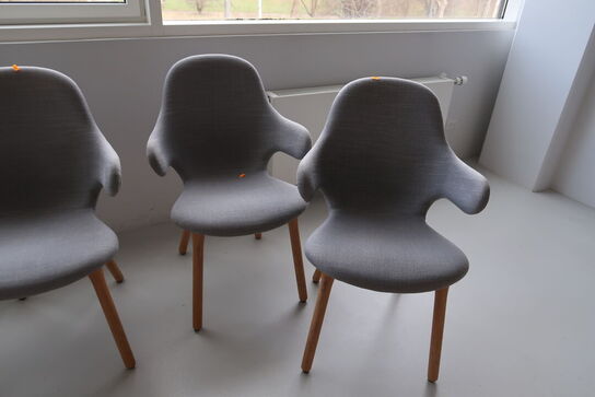 4 stk. mødestole &TRADITION Catch JH1